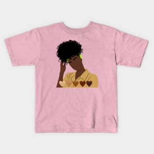 Black girl illustration Kids T-Shirt